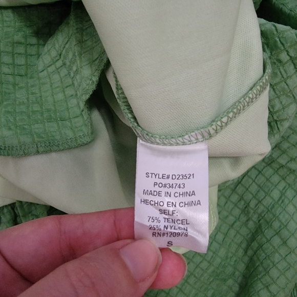 Entro Green Gingham Maxi Dress - Picture 8 of 10